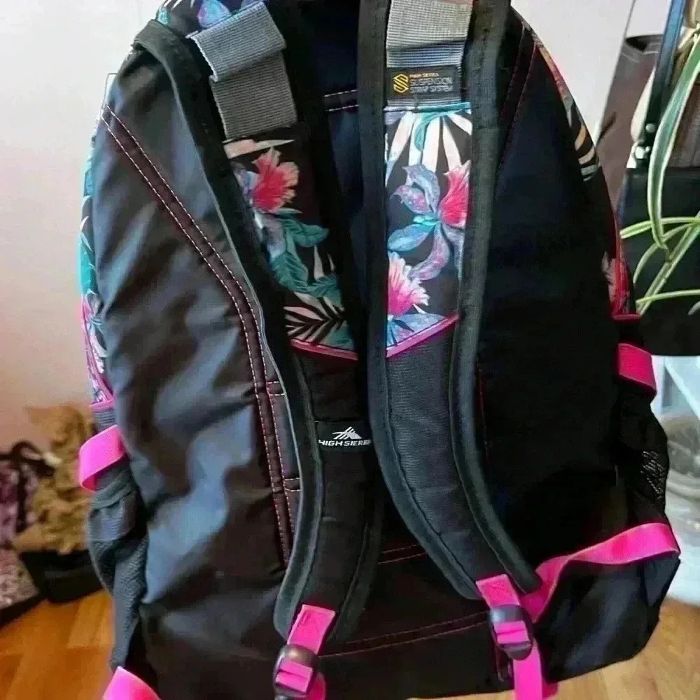 High Sierra XL Swerve Laptop Backpack, Hawaiian Floral, One Size Back To School